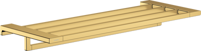 AddStoris Поличка для рушників із тримачем 63.0/64.8 x 24.8 см Polished Gold Optic (41751990) 41751990 фото