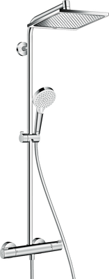 Душова система Crometta E Showerpipe 240 1jet з термостатом (27271000) 27271000 фото
