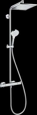 Душова система Crometta E Showerpipe EcoSmart 240 1jet з термостатом: 9 л/хв (27281000) 27281000 фото
