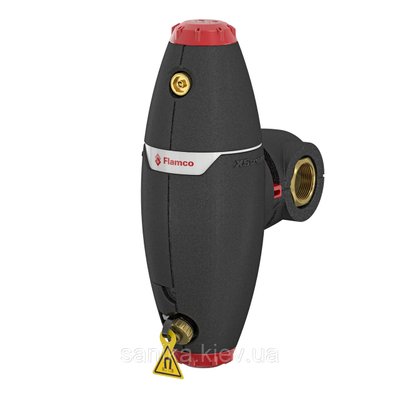 Форсований сепаратор повітря і бруду Flamco XStream Vent-Clean ВР 3/4” 10 бар 120 гр.С 11061 фото